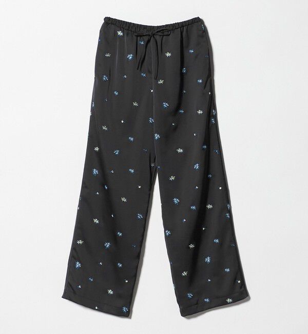 BEAUTY&YOUTH UNITED ARROWS「フラワー エンブロイダリー ドローストリング パンツ ウォッシャブル」|その他|