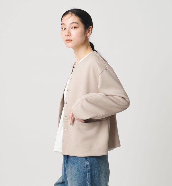 BEAUTY&YOUTH UNITED ARROWS「【WEB限定】エアリーポンチ スナップボタンカーディガン」|カーディガン|