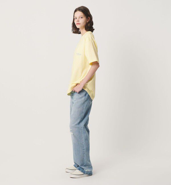 California General Store「＜CGS.＞オーガニック コットン クルーネック ロゴ Tシャツ」|Tシャツ・カットソー|