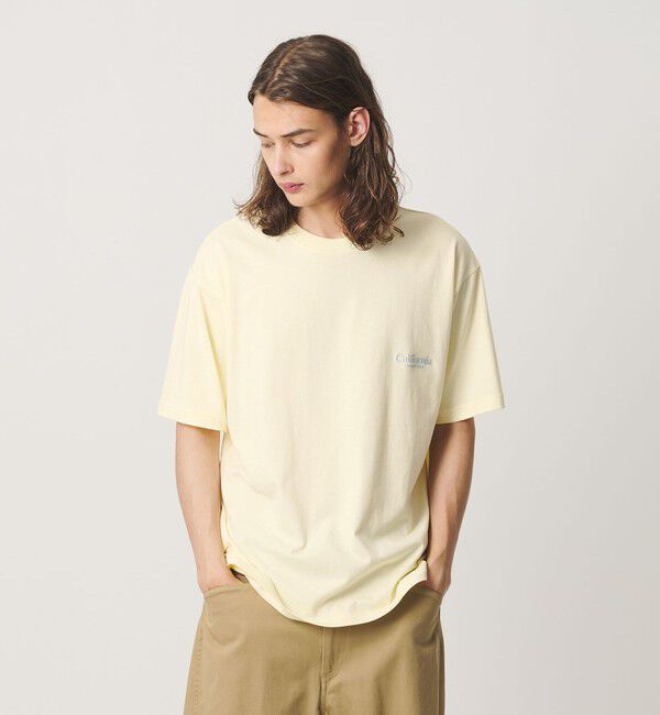 California General Store「＜CGS.＞オーガニック コットン クルーネック ロゴ Tシャツ」|Tシャツ・カットソー|