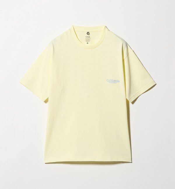 California General Store「＜CGS.＞オーガニック コットン クルーネック ロゴ Tシャツ」|Tシャツ・カットソー|