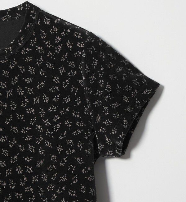 STEVEN ALAN「＜Steven Alan＞フラワー ベロア Tシャツ」|Tシャツ・カットソー|