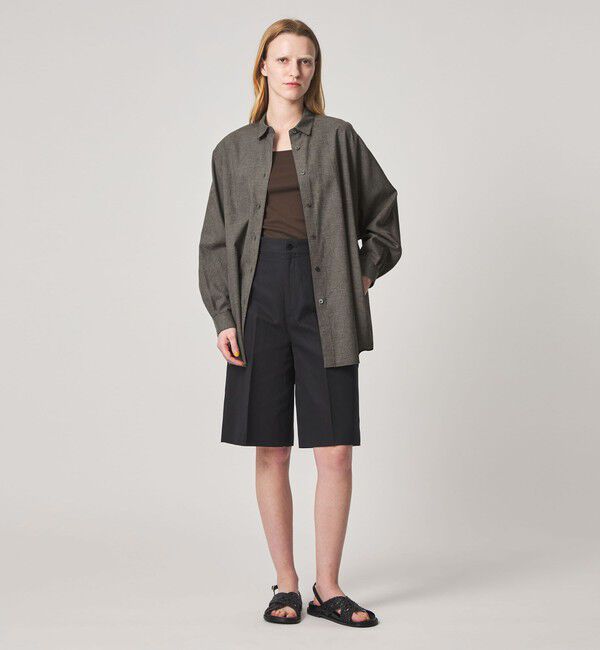 STEVEN ALAN「＜Steven Alan＞メランジ コットン ドルマン スリーブ シャツ」|シャツ・ブラウス|