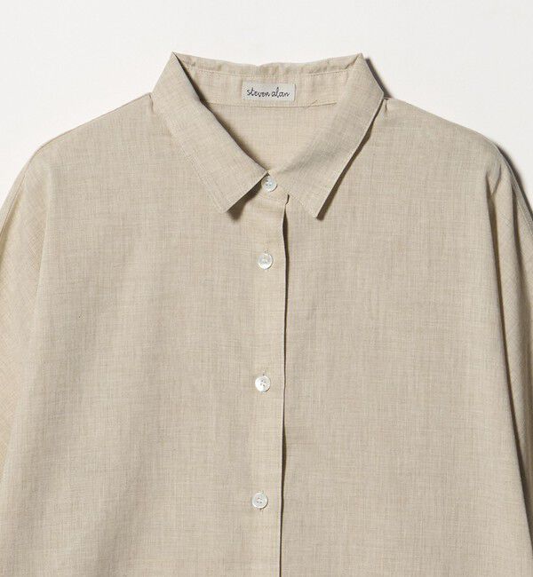 STEVEN ALAN「＜Steven Alan＞メランジ コットン ドルマン スリーブ シャツ」|シャツ・ブラウス|