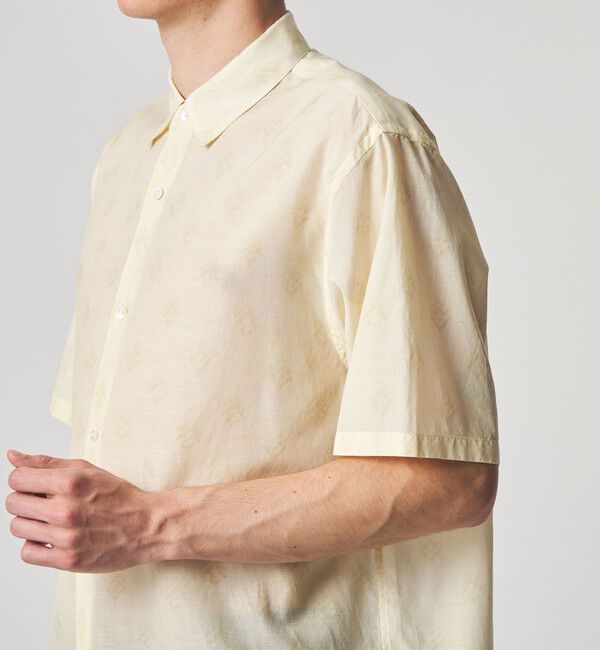 STEVEN ALAN「＜Steven Alan＞ プリント レギュラーカラー ショートスリーブ シャツ BOX」|シャツ・ブラウス|