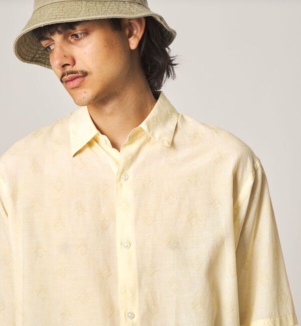 STEVEN ALAN「＜Steven Alan＞ プリント レギュラーカラー ショートスリーブ シャツ BOX」|シャツ・ブラウス|