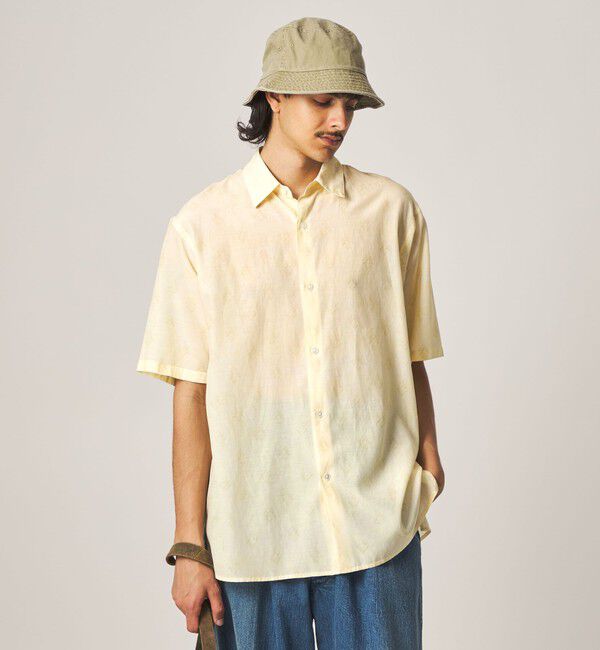 STEVEN ALAN「＜Steven Alan＞ プリント レギュラーカラー ショートスリーブ シャツ BOX」|シャツ・ブラウス|
