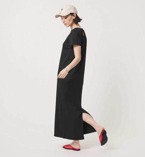 BEAUTY&YOUTH UNITED ARROWS「【WEB限定】リブショートスリーブ カットソーワンピース」|ワンピース|