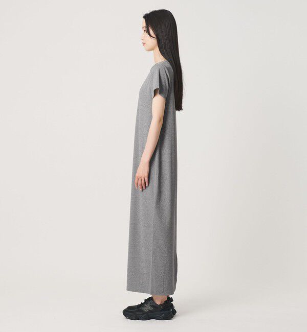 BEAUTY&YOUTH UNITED ARROWS「【WEB限定】リブショートスリーブ カットソーワンピース」|ワンピース|
