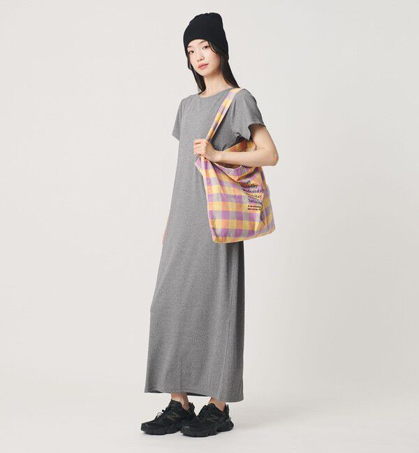BEAUTY&YOUTH UNITED ARROWS「【WEB限定】リブショートスリーブ カットソーワンピース」|ワンピース|