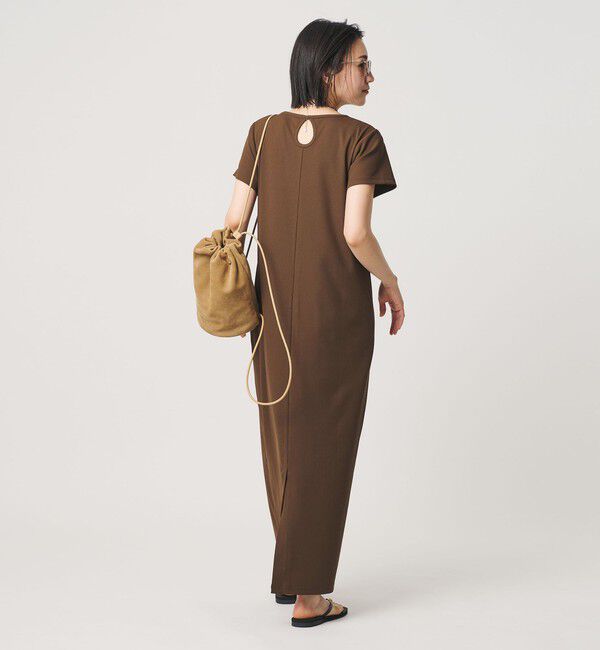 BEAUTY&YOUTH UNITED ARROWS「【WEB限定】リブショートスリーブ カットソーワンピース」|ワンピース|MD.BROWN