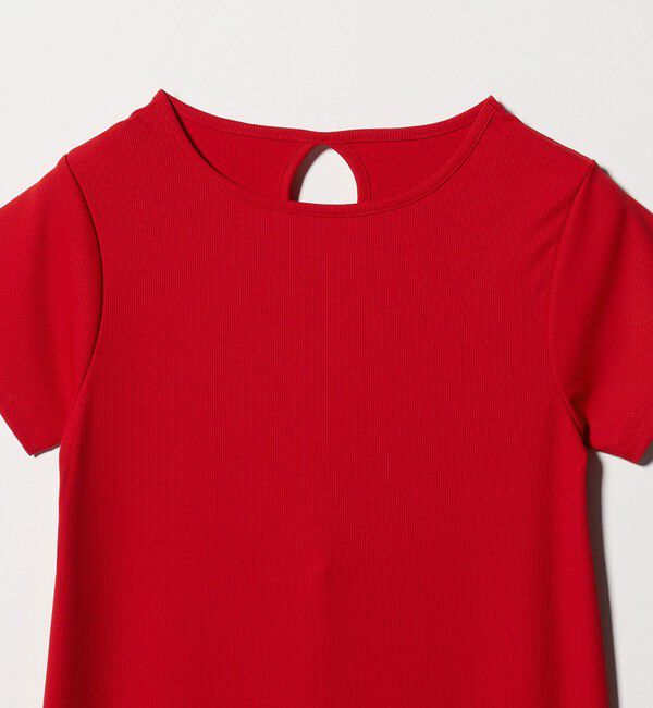 BEAUTY&YOUTH UNITED ARROWS「【WEB限定】リブショートスリーブ カットソーワンピース」|ワンピース|