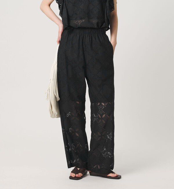 BEAUTY&YOUTH UNITED ARROWS「【WEB限定 Wardrobe DAILY MINIMAL】レース イージーパンツ ウォッシャブル」|その他|