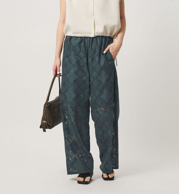 BEAUTY&YOUTH UNITED ARROWS「【WEB限定 Wardrobe DAILY MINIMAL】レース イージーパンツ ウォッシャブル」|その他|
