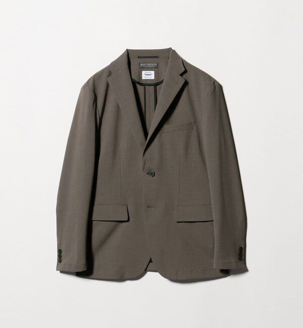 BEAUTY&YOUTH UNITED ARROWS「東レ/TORAY COOL-TEX ジャケット ウォッシャブル 接触冷感 吸水速乾 ストレッチ セットアップ対応可能」|テーラードジャケット|
