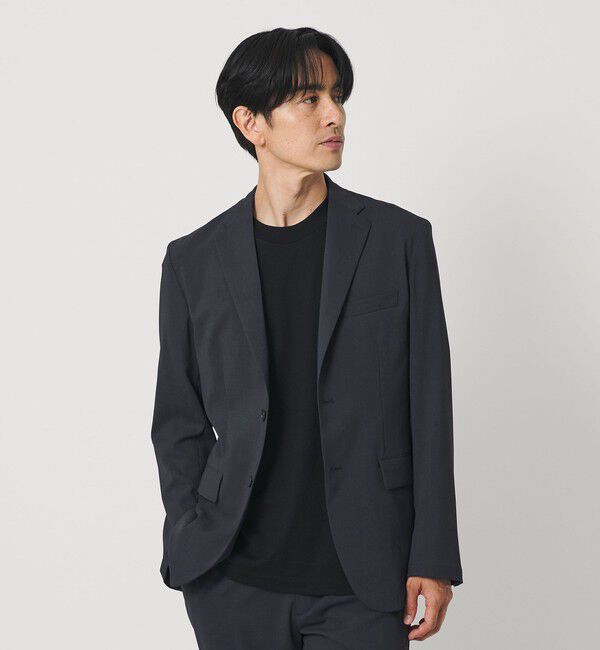 BEAUTY&YOUTH UNITED ARROWS「東レ/TORAY COOL-TEX ジャケット ウォッシャブル 接触冷感 吸水速乾 ストレッチ セットアップ対応可能」|テーラードジャケット|NAVY
