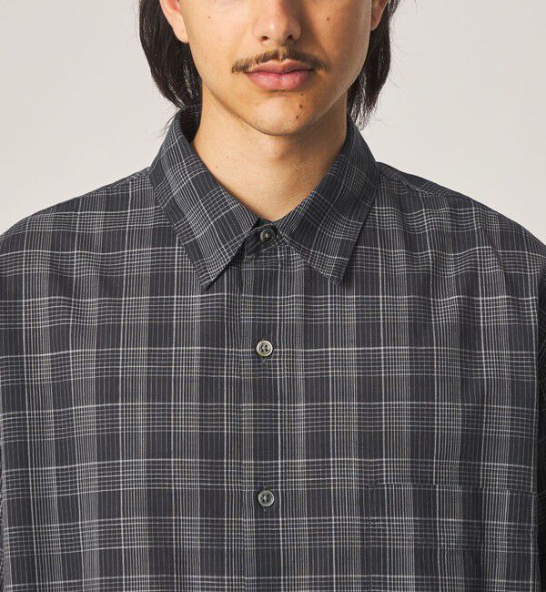 STEVEN ALAN「＜Steven Alan＞ スラブ チェック レギュラーカラー シャツ LOOSE」|シャツ・ブラウス|