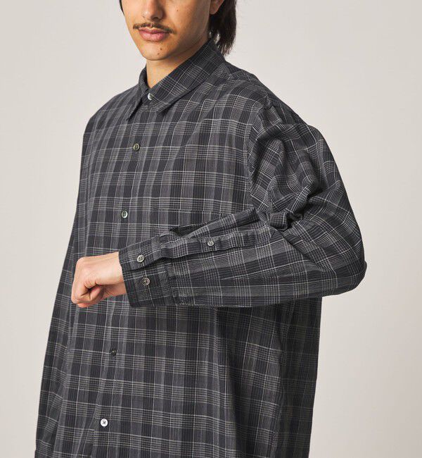 STEVEN ALAN「＜Steven Alan＞ スラブ チェック レギュラーカラー シャツ LOOSE」|シャツ・ブラウス|
