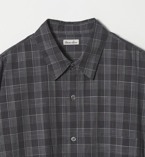 STEVEN ALAN「＜Steven Alan＞ スラブ チェック レギュラーカラー シャツ LOOSE」|シャツ・ブラウス|