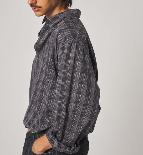 STEVEN ALAN「＜Steven Alan＞ スラブ チェック レギュラーカラー シャツ LOOSE」|シャツ・ブラウス|
