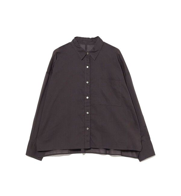 Demi-Luxe BEAMS 「KHADI オーバー ショート シャツ」|シャツ・ブラウス|