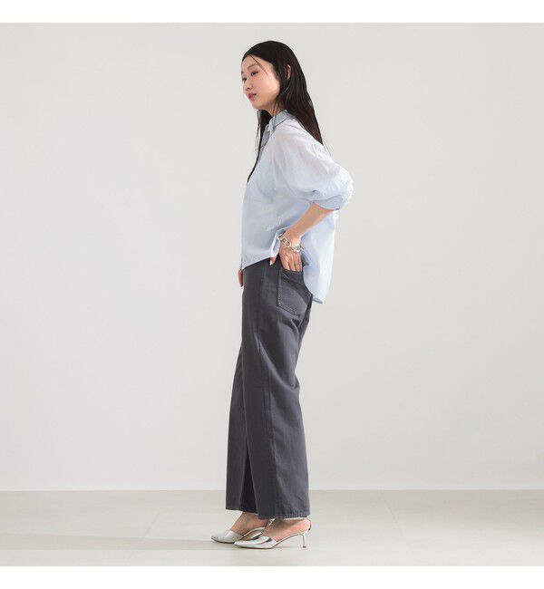Demi-Luxe BEAMS 「KHADI オーバー ショート シャツ」|シャツ・ブラウス|