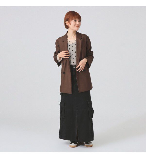 Ray BEAMS 「4ボタン ダブル テーラード ジャケット」|ダッフルコート|