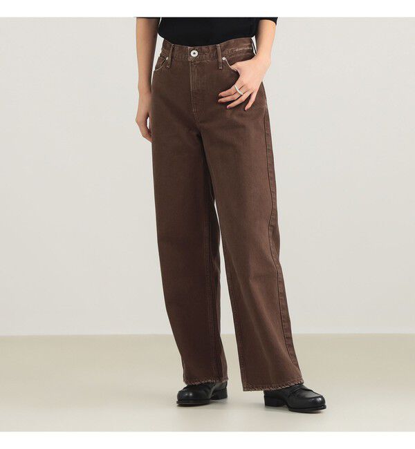 Demi-Luxe BEAMS 「upper hights / THE NIECE MIDRISE デニムパンツ」|デニム|CHOCOLATE