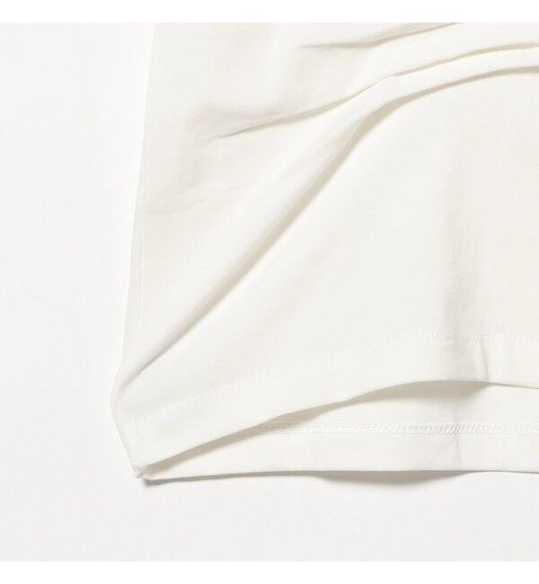 Ray BEAMS 「アシンメトリー タック ビジュー Tシャツ」|Tシャツ・カットソー|