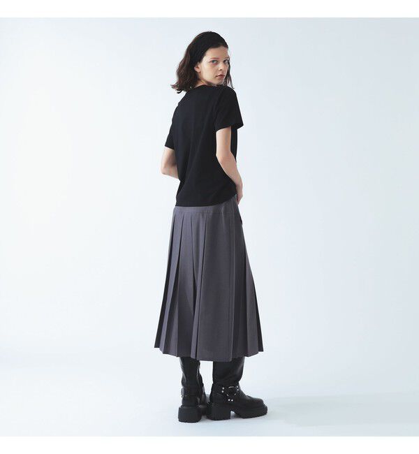 Ray BEAMS 「アシンメトリー タック ビジュー Tシャツ」|Tシャツ・カットソー|