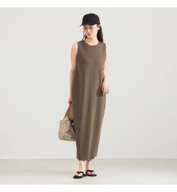 Demi-Luxe BEAMS 「コットン 16ゲージ ノースリーブ ワンピース」|ワンピース|