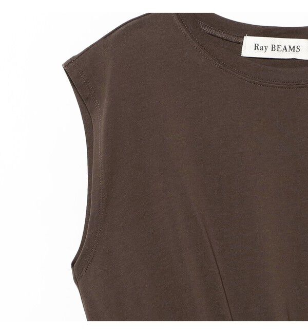 Ray BEAMS 「ティアード 切り替え フレンチ スリーブ ワンピース」|ワンピース|