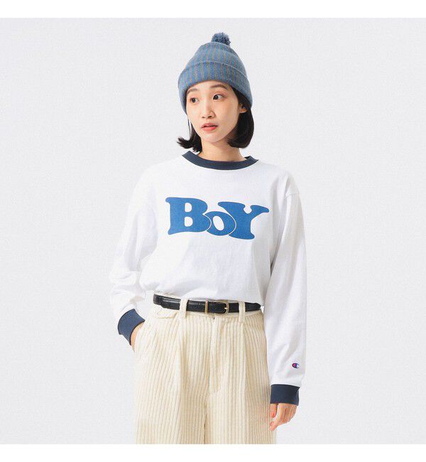 BEAMSBOY「Ch_BOYLOGO_RinSP」|Tシャツ・カットソー|WHITE