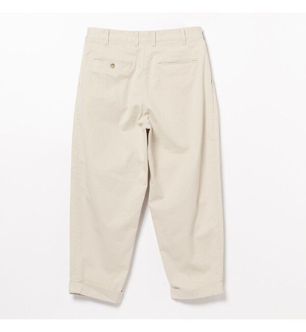 BEAMS PLUS「BEAMS PLUS｜2 Pleats Tapered Twill｜メンズ  チノパン｜オールシーズン」|チノ|