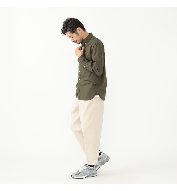 BEAMS PLUS「BEAMS PLUS｜2 Pleats Tapered Twill｜メンズ  チノパン｜オールシーズン」|チノ|
