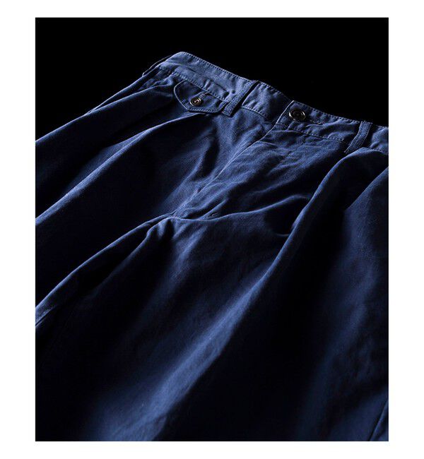 BEAMS PLUS「BEAMS PLUS｜2 Pleats Tapered Twill｜メンズ  チノパン｜オールシーズン」|チノ|