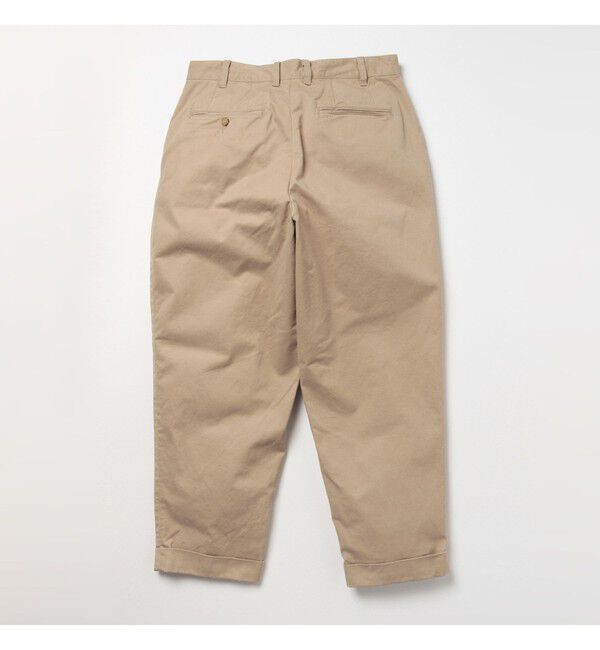 BEAMS PLUS「BEAMS PLUS｜2 Pleats Tapered Twill｜メンズ  チノパン｜オールシーズン」|チノ|