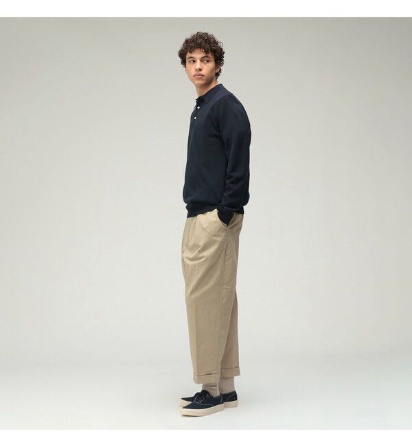 BEAMS PLUS「BEAMS PLUS｜2 Pleats Tapered Twill｜メンズ  チノパン｜オールシーズン」|チノ|