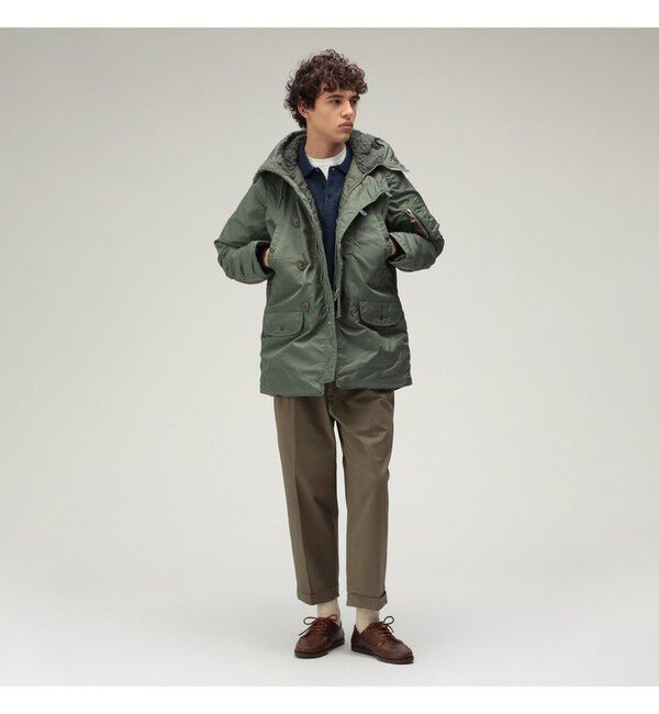 BEAMS PLUS「BEAMS PLUS｜2 Pleats Tapered Twill｜メンズ  チノパン｜オールシーズン」|チノ|
