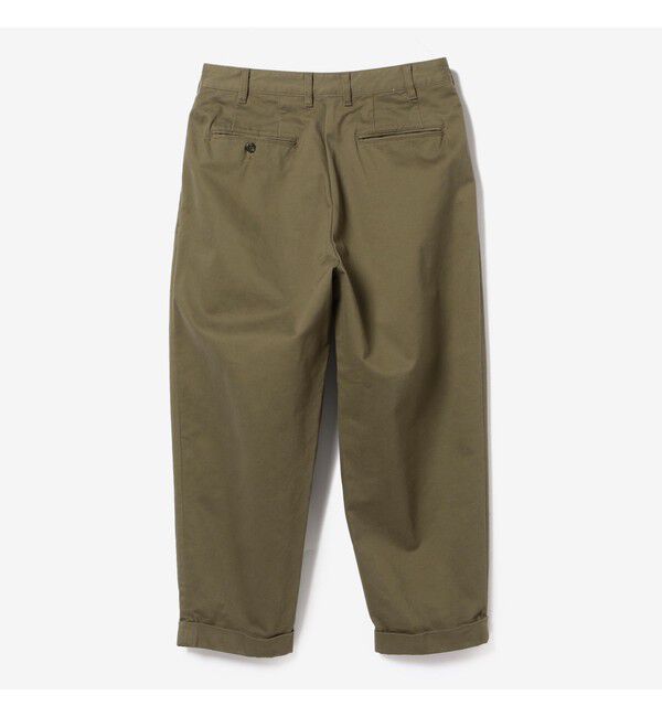 BEAMS PLUS「BEAMS PLUS｜2 Pleats Tapered Twill｜メンズ  チノパン｜オールシーズン」|チノ|