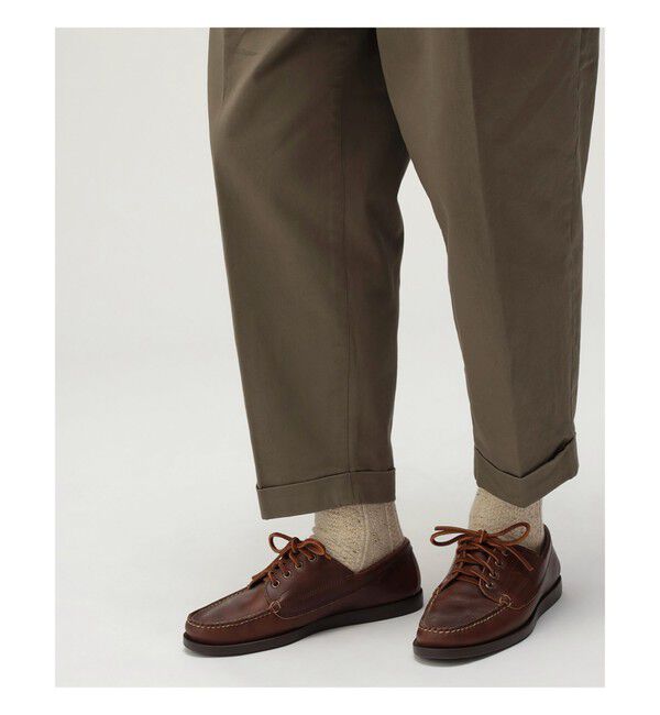 BEAMS PLUS「BEAMS PLUS｜2 Pleats Tapered Twill｜メンズ  チノパン｜オールシーズン」|チノ|
