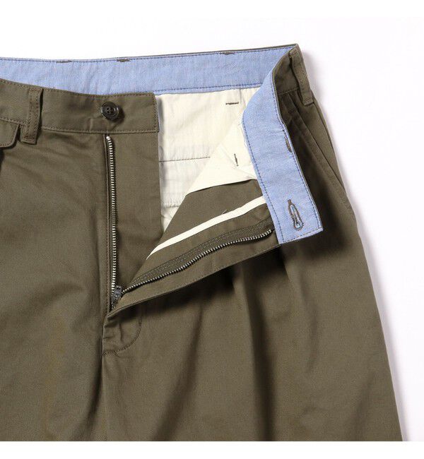 BEAMS PLUS「BEAMS PLUS｜2 Pleats Tapered Twill｜メンズ  チノパン｜オールシーズン」|チノ|