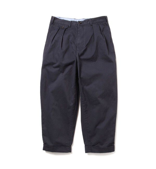 BEAMS PLUS「BEAMS PLUS｜2 Pleats Tapered Twill｜メンズ  チノパン｜オールシーズン」|チノ|