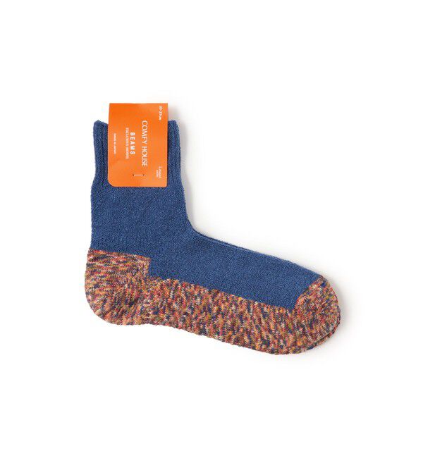 BEAMS「【別注】COMFY HOUSE / Splash MID Sox」|ソックス|ﾃﾞﾙﾌﾄﾌﾞﾙｰ