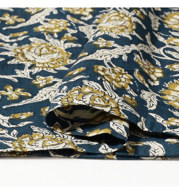 BEAMS PLUS「Open Collar Block Print ①」|シャツ・ブラウス|