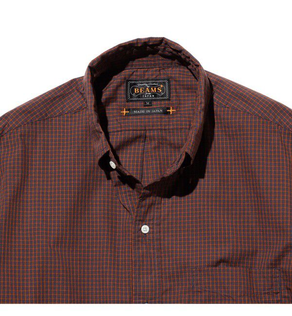 BEAMS PLUS「B.D. Classic-fit Mini Plaid」|シャツ・ブラウス|