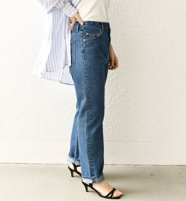 SHIPS any「《一部追加予約》SHIPS any: ハイライズ デニムパンツ［SHIPS any DENIM］」|デニム|