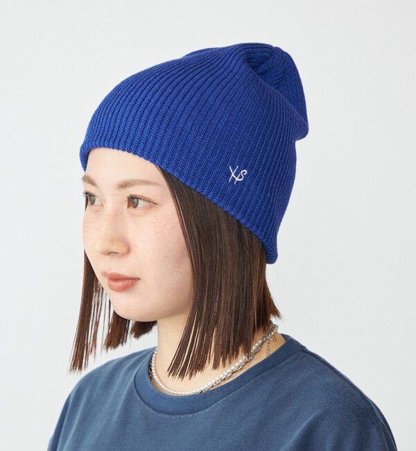 SHIPS「【WEB限定】SHIPS:〈抗菌/防臭〉2サイズ ワンポイント ロゴ ワッチ キャップ ビーニー」|ニット帽|