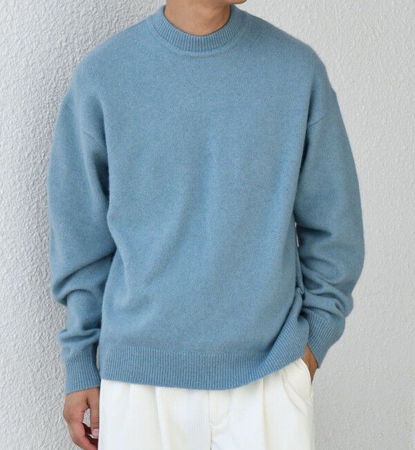 SHIPS any「SHIPS any: LOUNGE FOX シャギー セミモックネック ニット◇」|ニット・セーター|