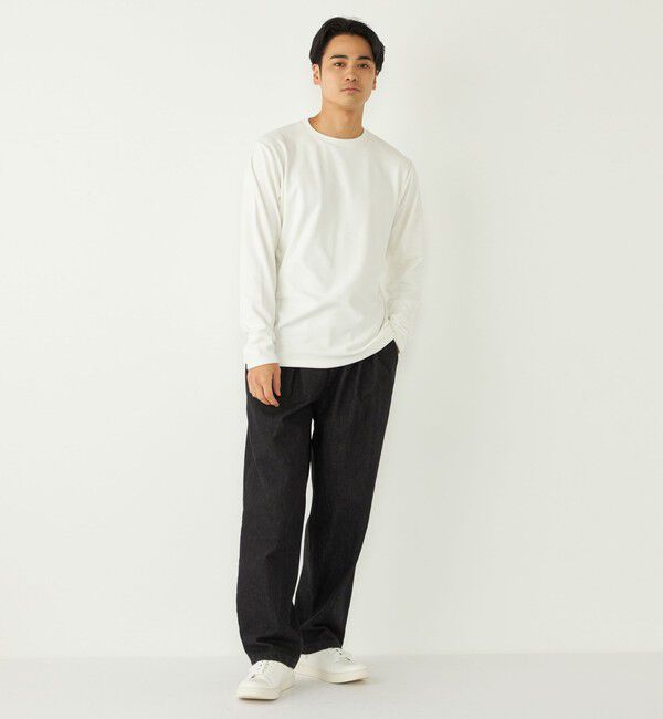 SHIPS Colors 「SHIPS Colors:〈吸水速乾〉スムース 微起毛 クルーネック ロンT」|Tシャツ・カットソー|